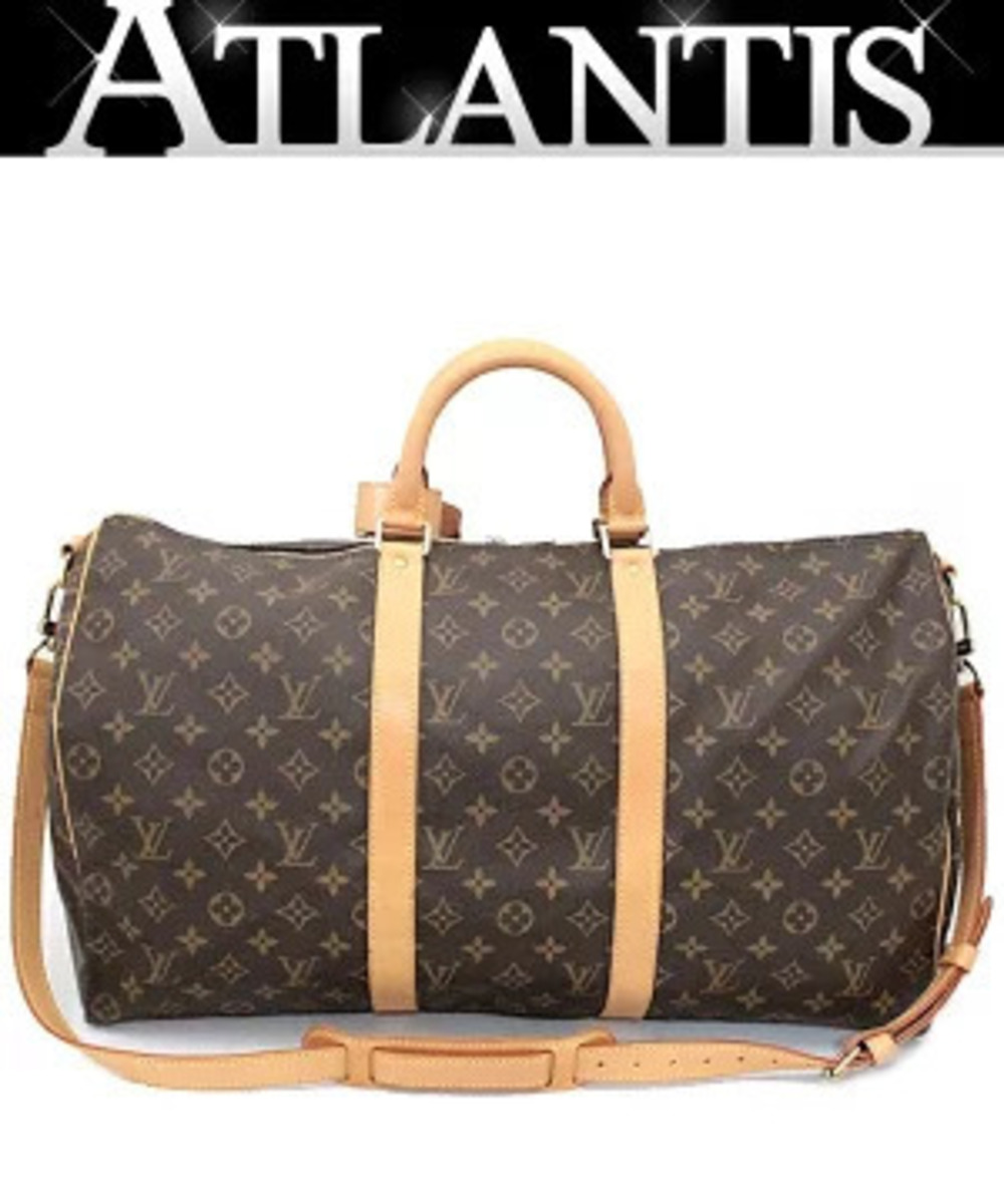 Louis Vuitton Keepall Bandouliere Boston Bag Monogram